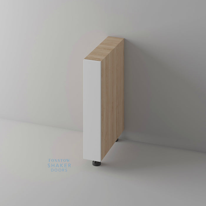 Primed, Shaker Ovolo Kitchen Door and Hickory Cabinet
