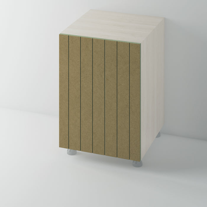 Bare, Tongue & Groove Panel Kitchen Door