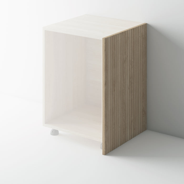 Oak Veneer Flat Grooved End Panel