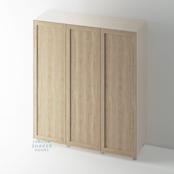 Shaker OAK Single Panel Wardrobe Door