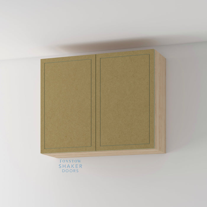 Bare, Imitation Frame Kitchen Door and Hickory Cabinet