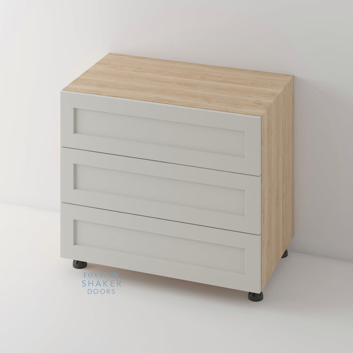 Painted, Shaker Kitchen Door and Hickory Cabinet