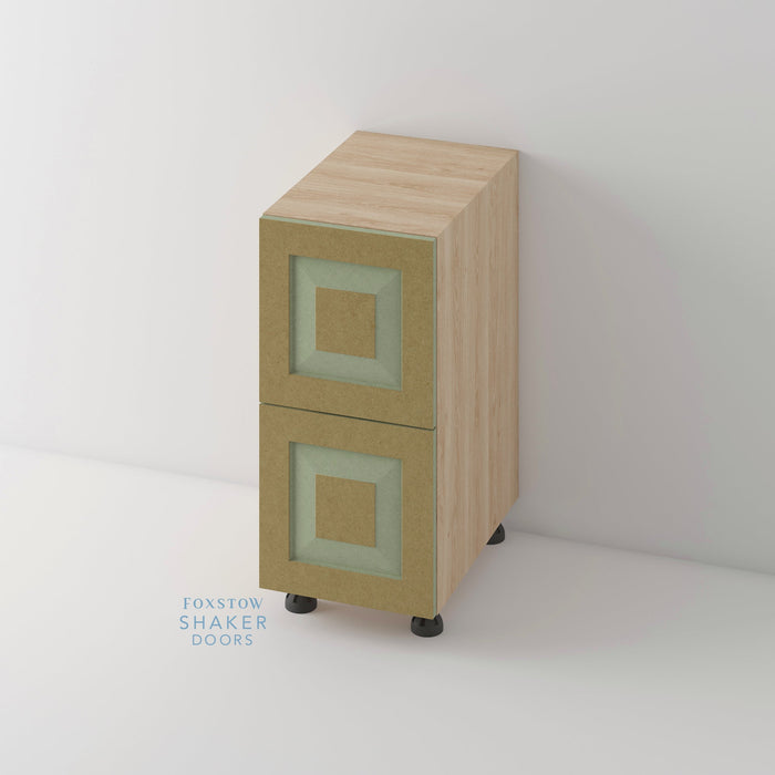 Bare, Shaker Raised Panel Kitchen Door and Siena Cabinet