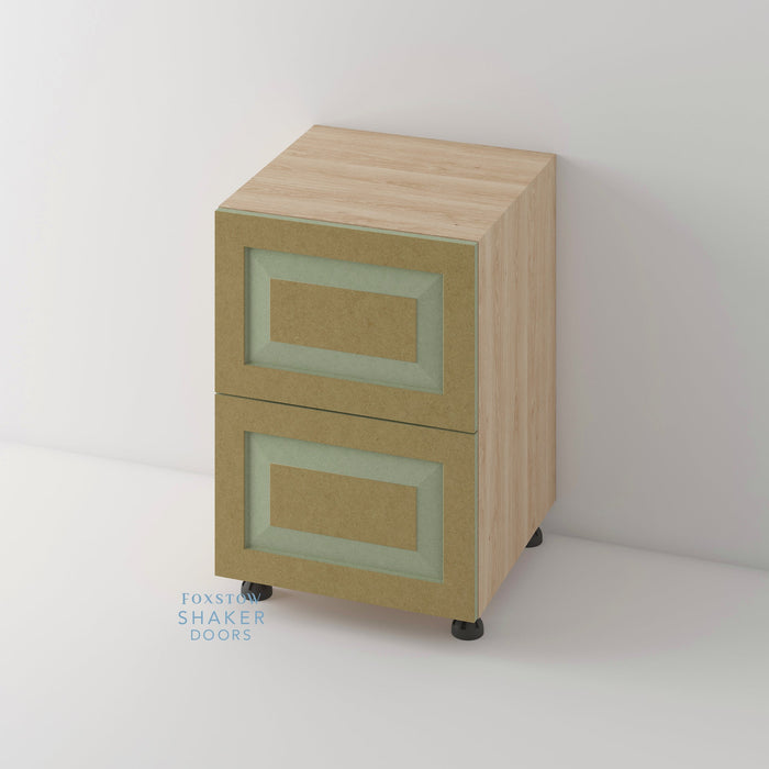 Bare, Shaker Raised Panel Kitchen Door and Siena Cabinet