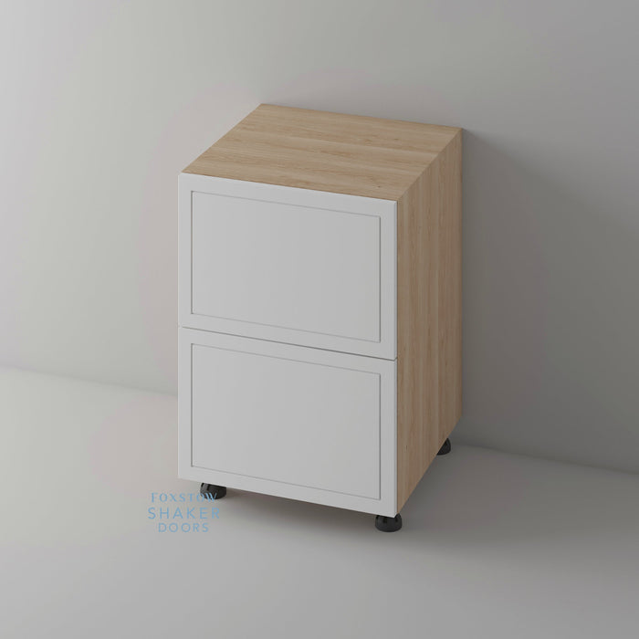Primed, Imitation Frame Kitchen Door and Siena Cabinet