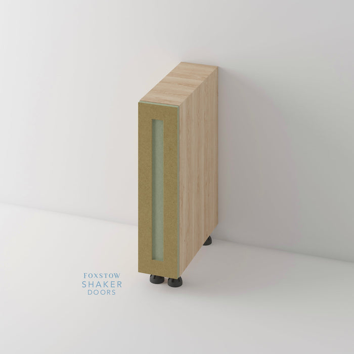 Bare, Shaker Raised Panel Kitchen Door and Siena Cabinet