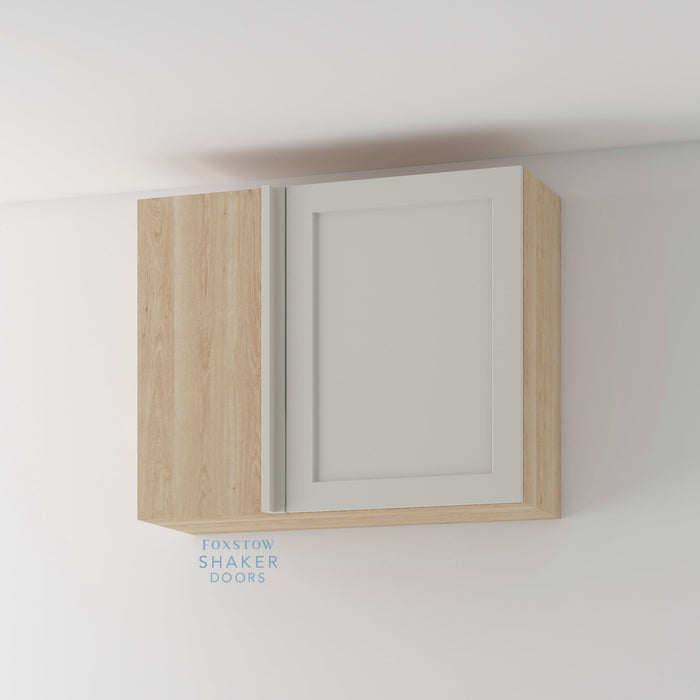 Painted, Shaker Kitchen Door and Hickory Cabinet