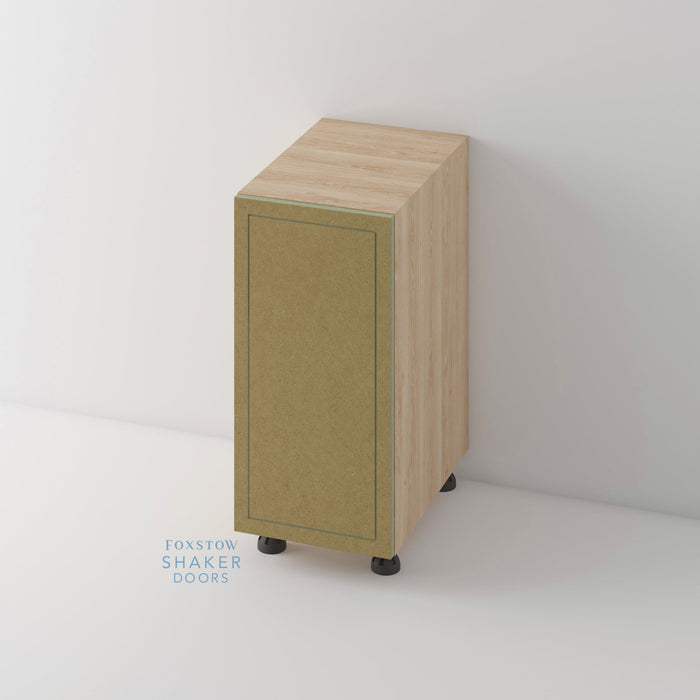 Bare, Imitation Frame Kitchen Door and Hickory Cabinet