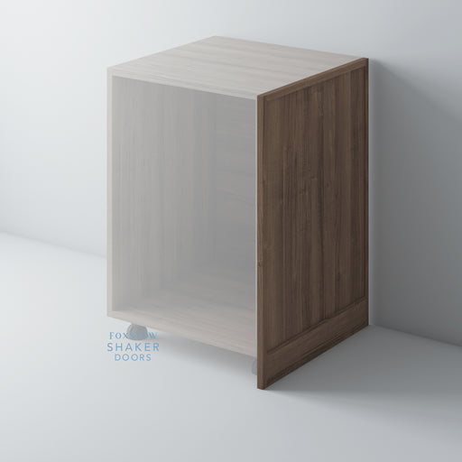 Walnut clad on panel for Howdens kitchen