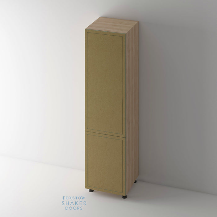 Bare, Imitation Frame Kitchen Door and Hickory Cabinet