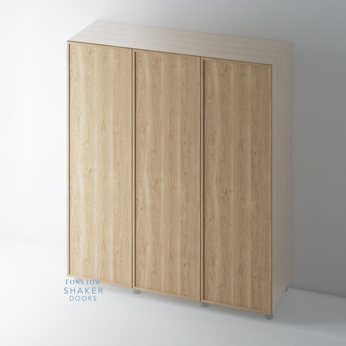 OAK, Shaker Slimline Wardrobe Doors for IKEA PAX