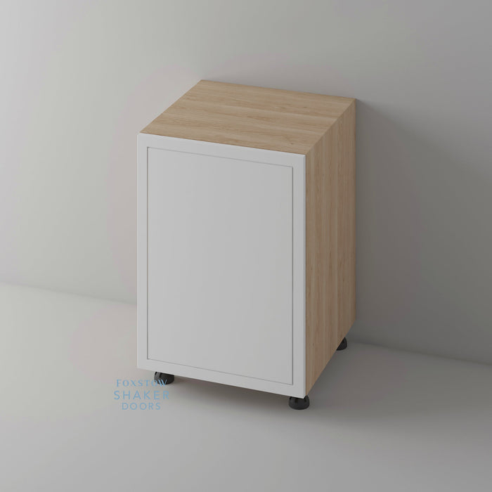 Primed, Imitation Frame Kitchen Door and Siena Cabinet