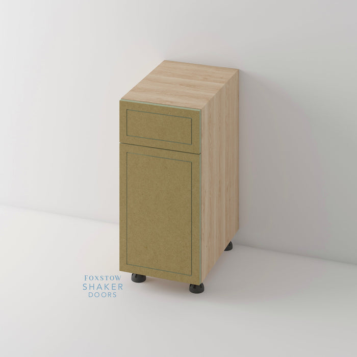 Bare, Imitation Frame Kitchen Door and Hickory Cabinet