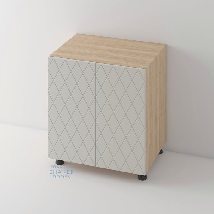 QUINS Pattern Kitchen Door and Siena Cabinet