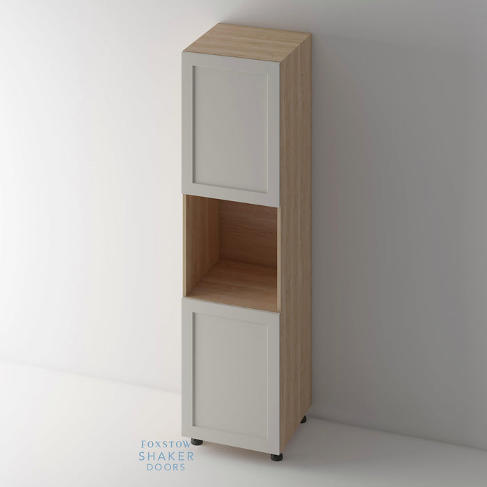 Painted, Shaker Kitchen Door and Hickory Cabinet