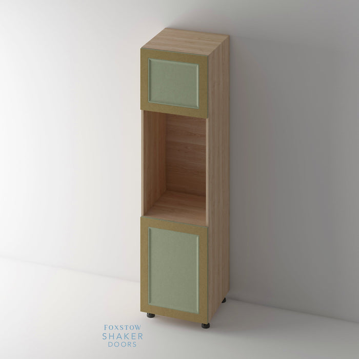 Bare, Shaker Ogee Kitchen Door and Hickory Cabinet