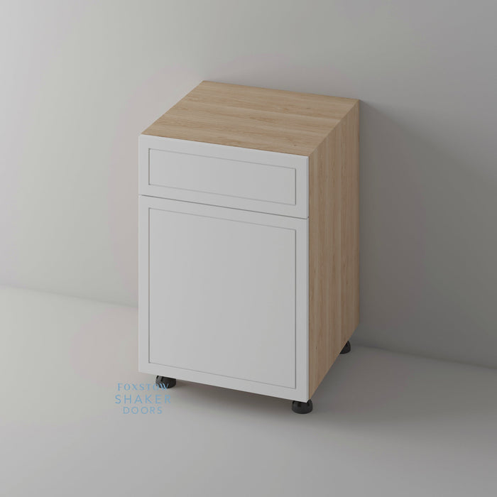 Primed, Imitation Frame Kitchen Door and Siena Cabinet