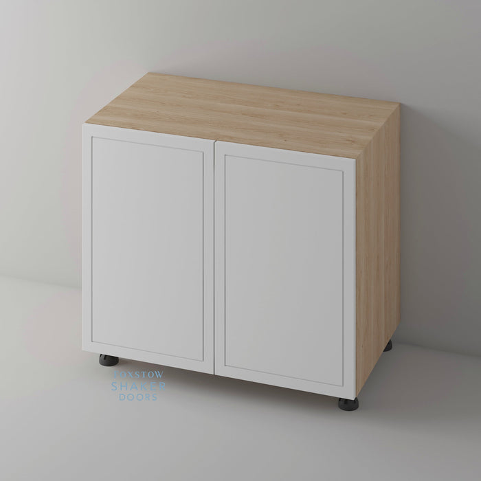Primed, Imitation Frame Kitchen Door and Siena Cabinet