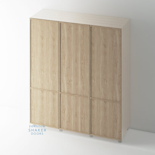 Shaker Slimline Oak Wardtobe Doors