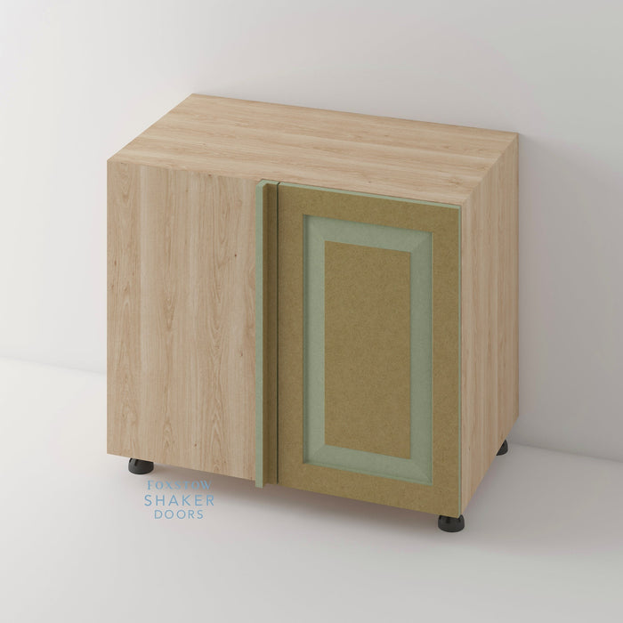 Bare, Shaker Raised Panel Kitchen Door and Siena Cabinet