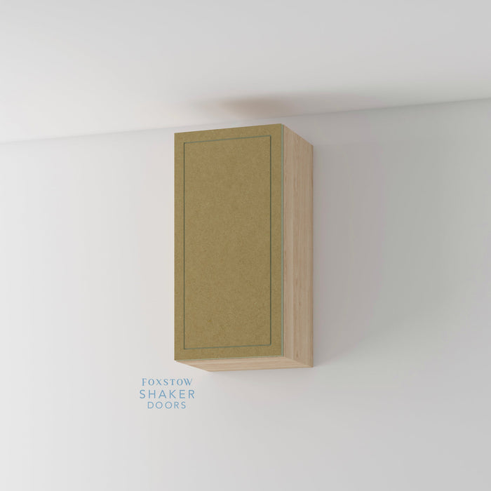 Bare, Imitation Frame Kitchen Door and Hickory Cabinet