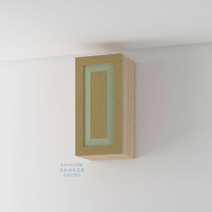 Bare, Shaker Raised Panel Kitchen Door and Siena Cabinet
