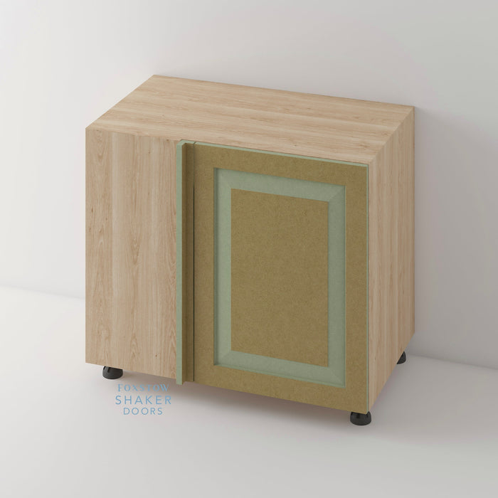Bare, Shaker Raised Panel Kitchen Door and Siena Cabinet