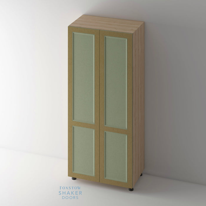 Bare, Shaker Ogee Kitchen Door and Hickory Cabinet