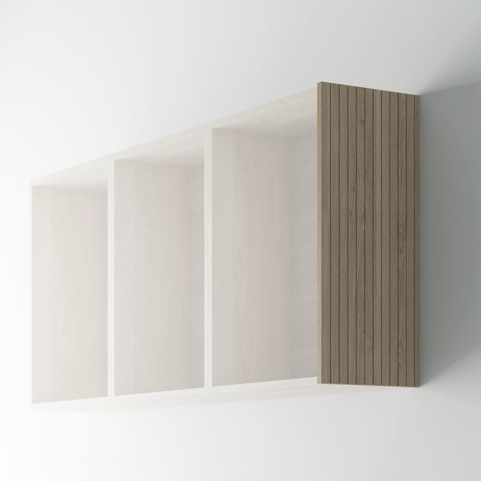 Oak Veneer Flat Grooved End Panel