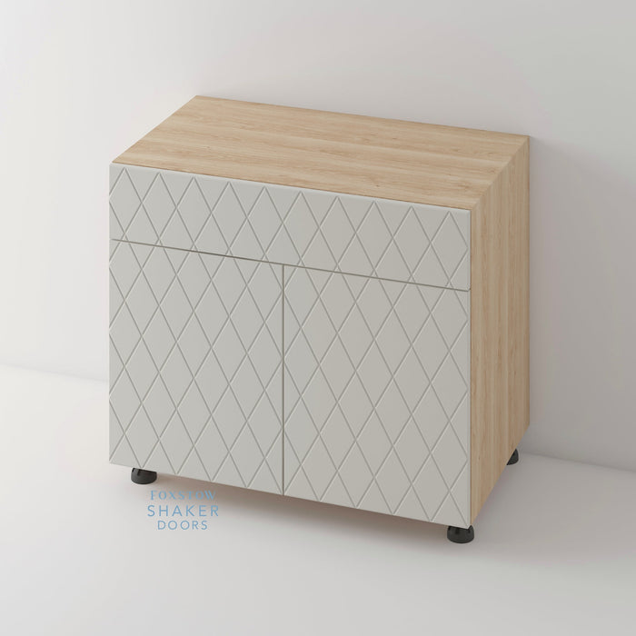 QUINS Pattern Kitchen Door and Siena Cabinet