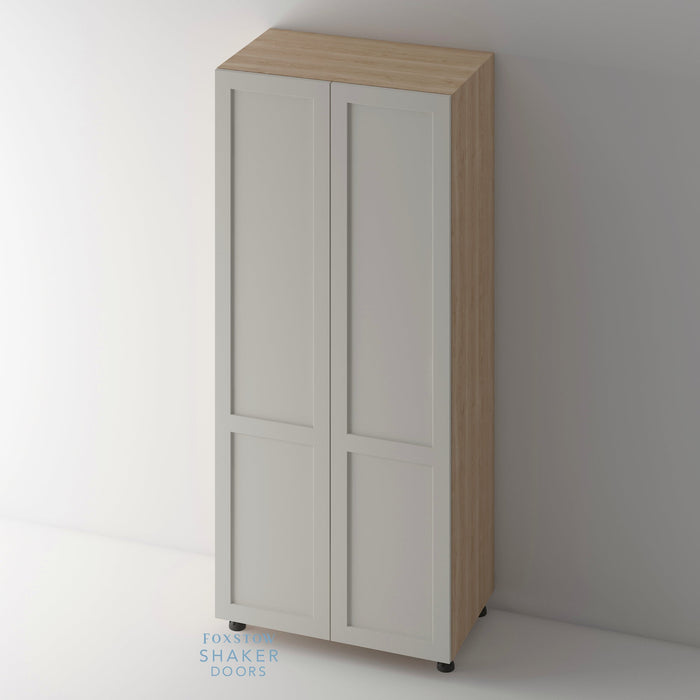 Painted, Shaker Kitchen Door and Hickory Cabinet