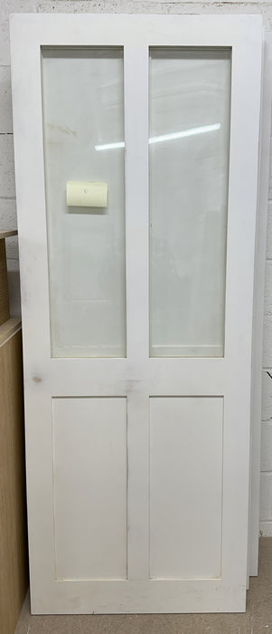 4 Panel Top Half Glazed Internal Door