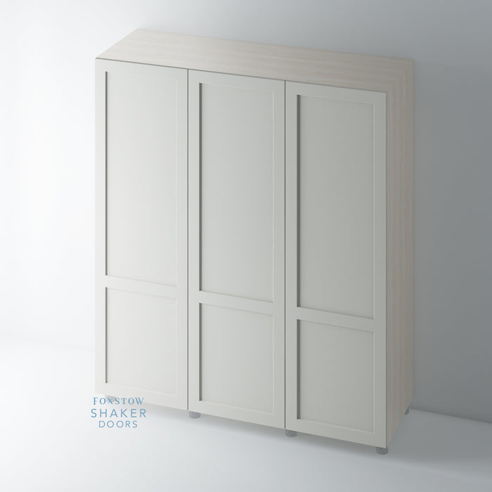 Painted Shaker 2 Panel Wardrobe Door