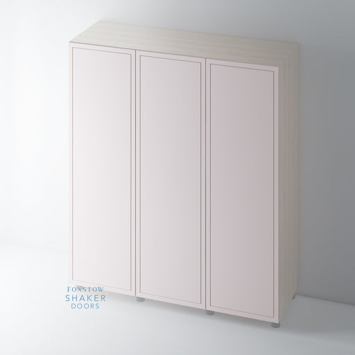 Painted Wardrobe Doors Imitation Frame for IKEA PAX