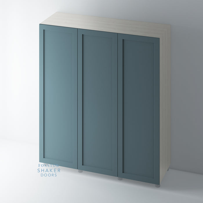 Painted, Single Panel Shaker Wardrobe Door