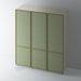 Bare 2 Panel Slimline Wardrobe Doors for IKEA PAX