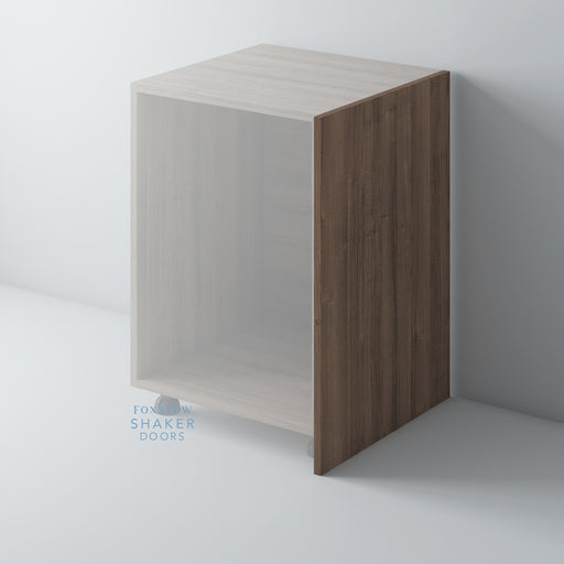 Walnut Veneer Flat Kitchen End Panels for IKEA METOD