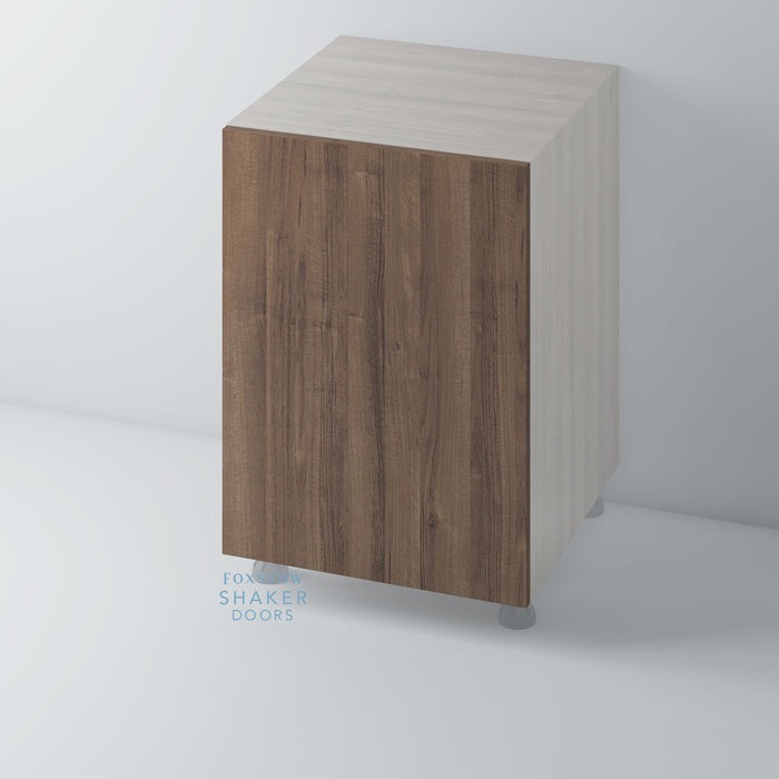 Walnut Veneer Flat Kitchen Doors