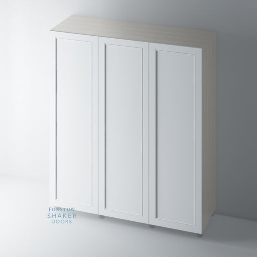 Primed Shaker Staff Bead Wardrobe Door