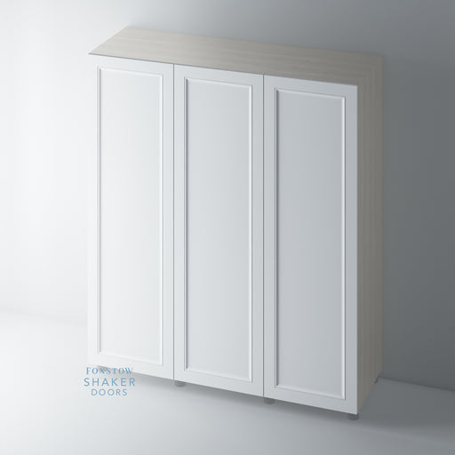 Primed Shaker Wardrobe Door with Ogee Mouldings