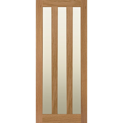 internal door, interior door, solid oak, glazed door