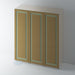 Bare Shaker Stepped Panel Wardrobe Doors for IKEA PAX