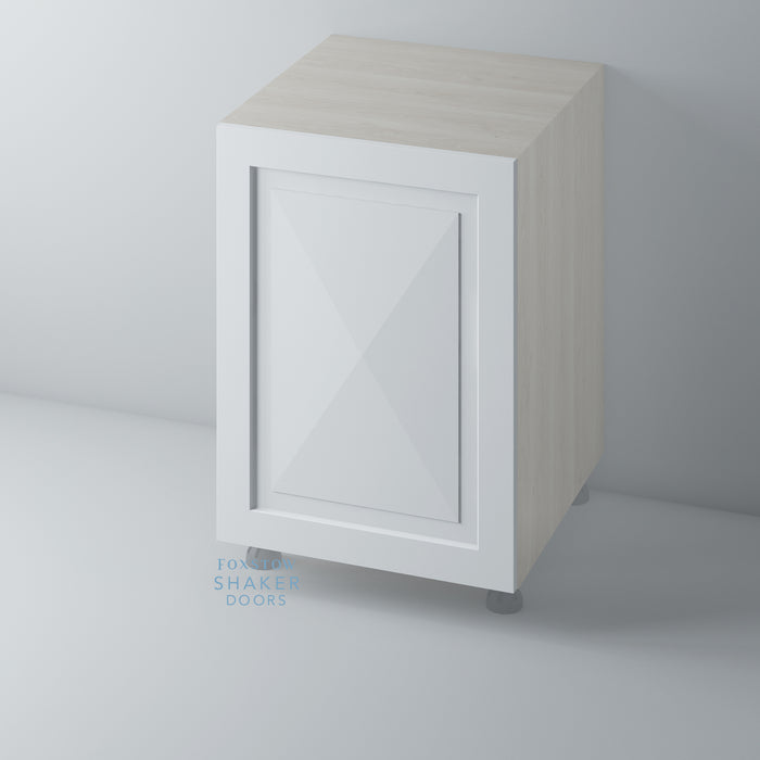 Primed, Shaker Kitchen Door with DIAMOND Panel