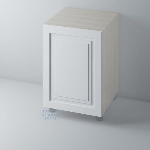 Primed Stepped Panel Shaker Kitchen Door