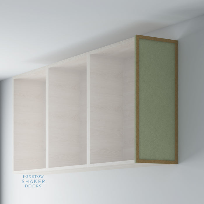 Bare Shaker Slimline Kitchen Wall End Panels for IKEA METOD