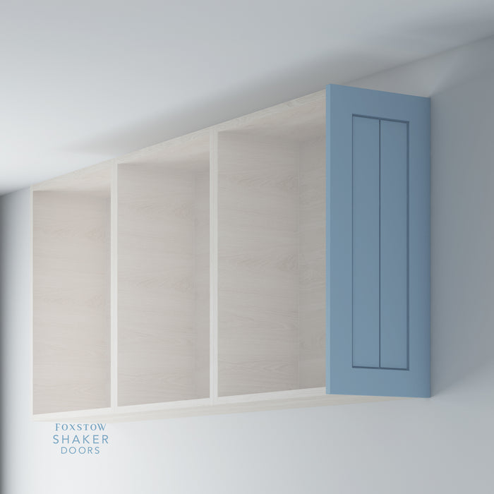 Painted Shaker Kitchen Wall End Panels with Tongue & Groove Panels for IKEA METOD