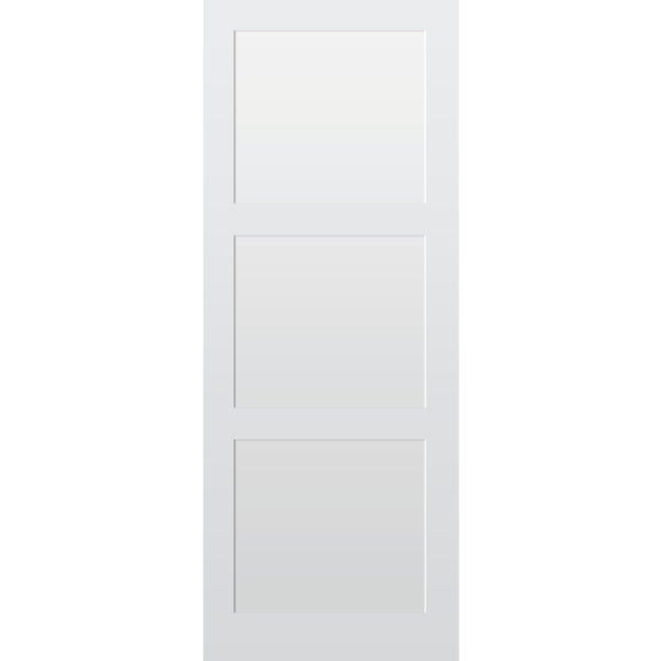 3 panel shaker door