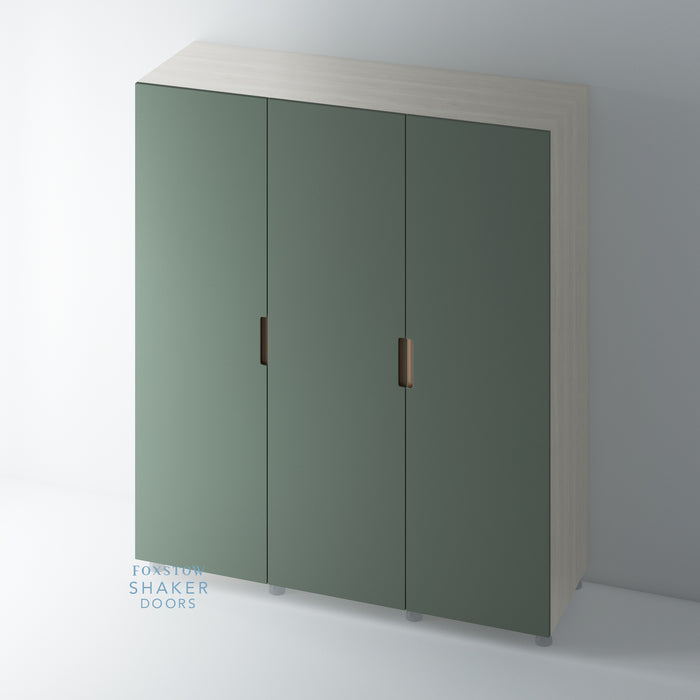 J Groove Brass Insert Wardrobe Door