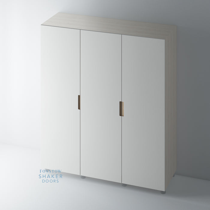 Painted J Groove with Oak Insert Wardrobe