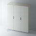 Painted J Groove with Oak Insert Wardrobe